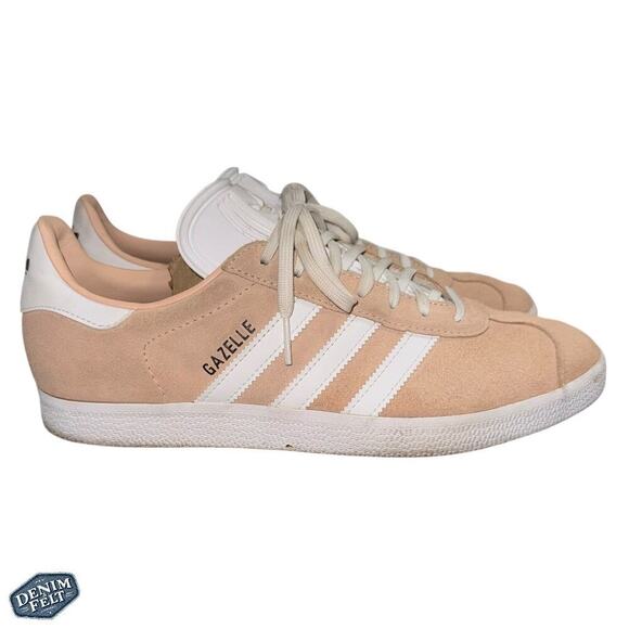 adidas Women’s Halo Blush / Cloud White Suede GAZELLE SHOES/Sneakers - Picture 9 of 15